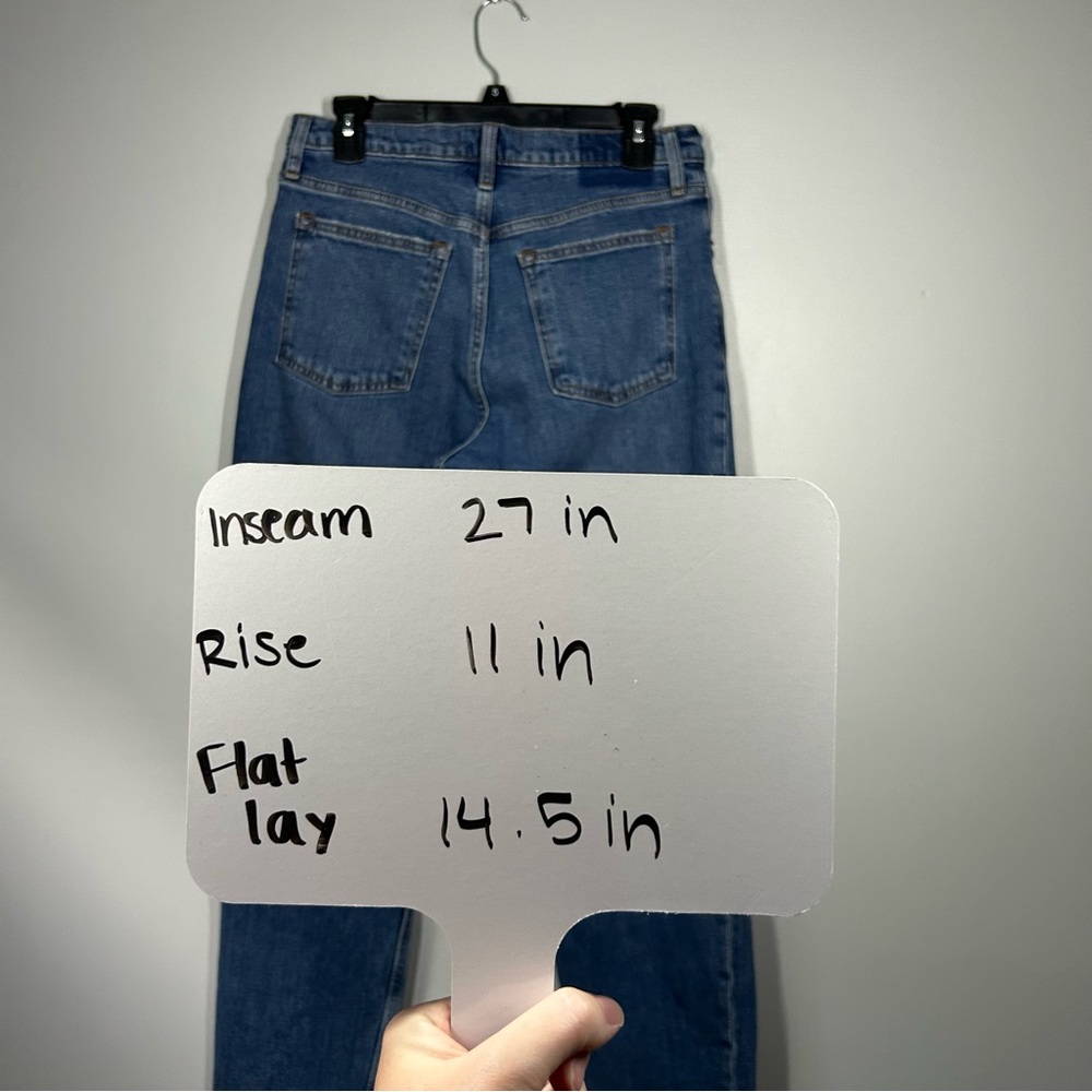 Abercrombie and fitch the mom high rise size 8 long - Picture 4 of 4